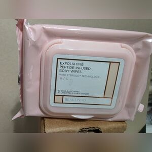 BeautyBio Pink Exfoliating Body Wipes